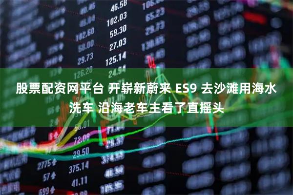 股票配资网平台 开崭新蔚来 ES9 去沙滩用海水洗车 沿海老车主看了直摇头